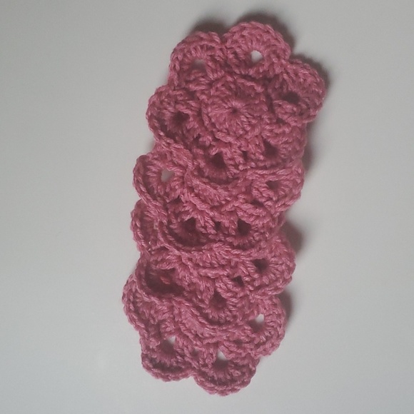 Handmade Flower Drink Hot/Cold Coasters-Set of 4 - Picture 4 of 5